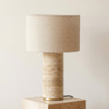 Colonna Table Lamp - Travertine