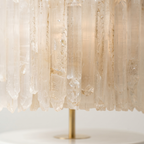 Raw Selenite Crystal Table Lamp - Alabaster