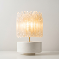 Raw Selenite Crystal Table Lamp - Alabaster