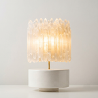 Raw Selenite Crystal Table Lamp - Alabaster