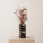 Handcrafted Natural Stone Vase & Candle Holder