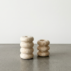 Handcrafted Natural Stone Vase & Candle Holder