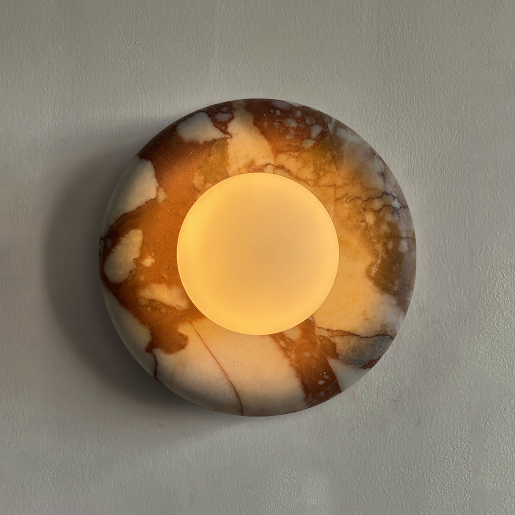 Marlowe Sconce - Calacatta Viola Rosso