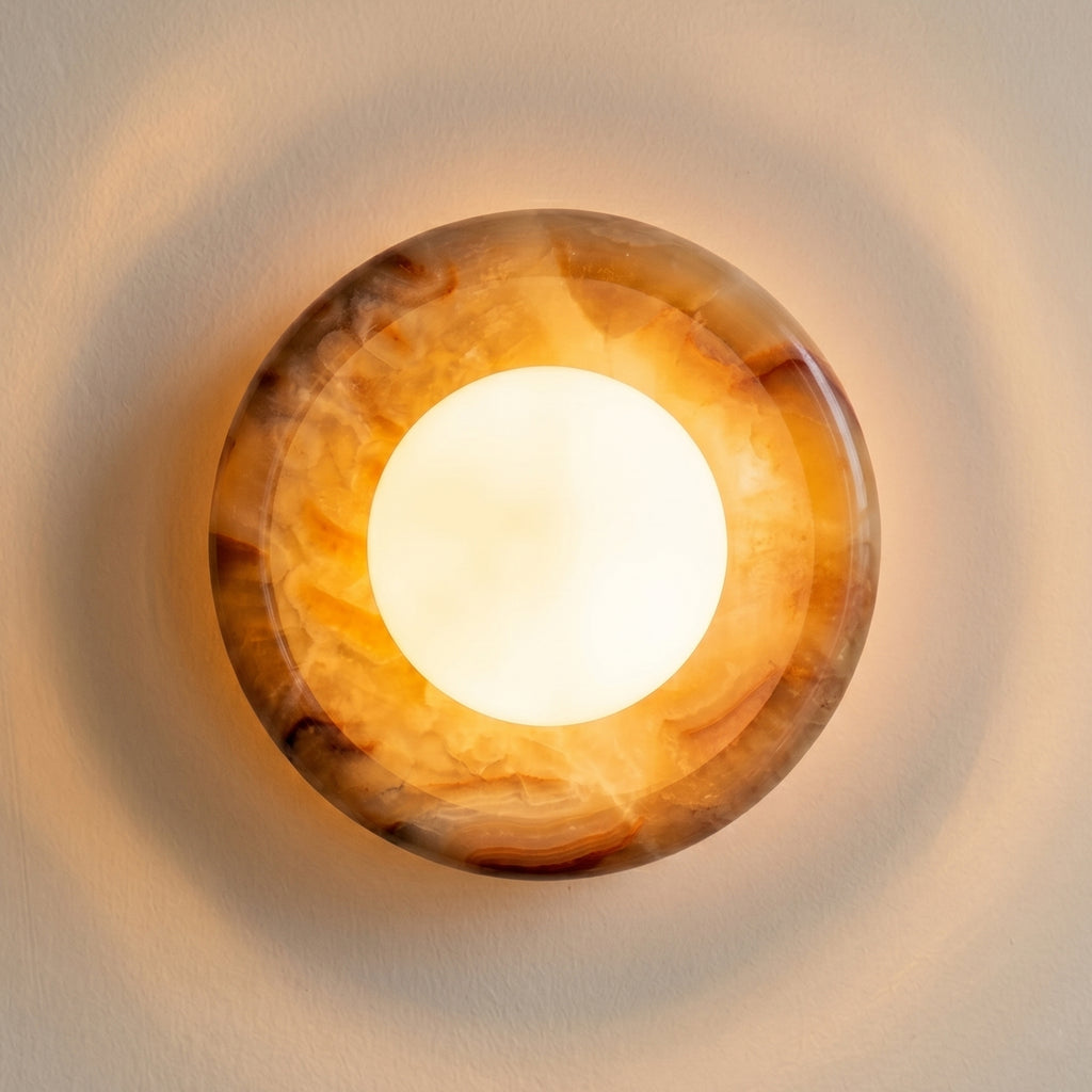 Marlowe Sconce - Rosewood Onyx