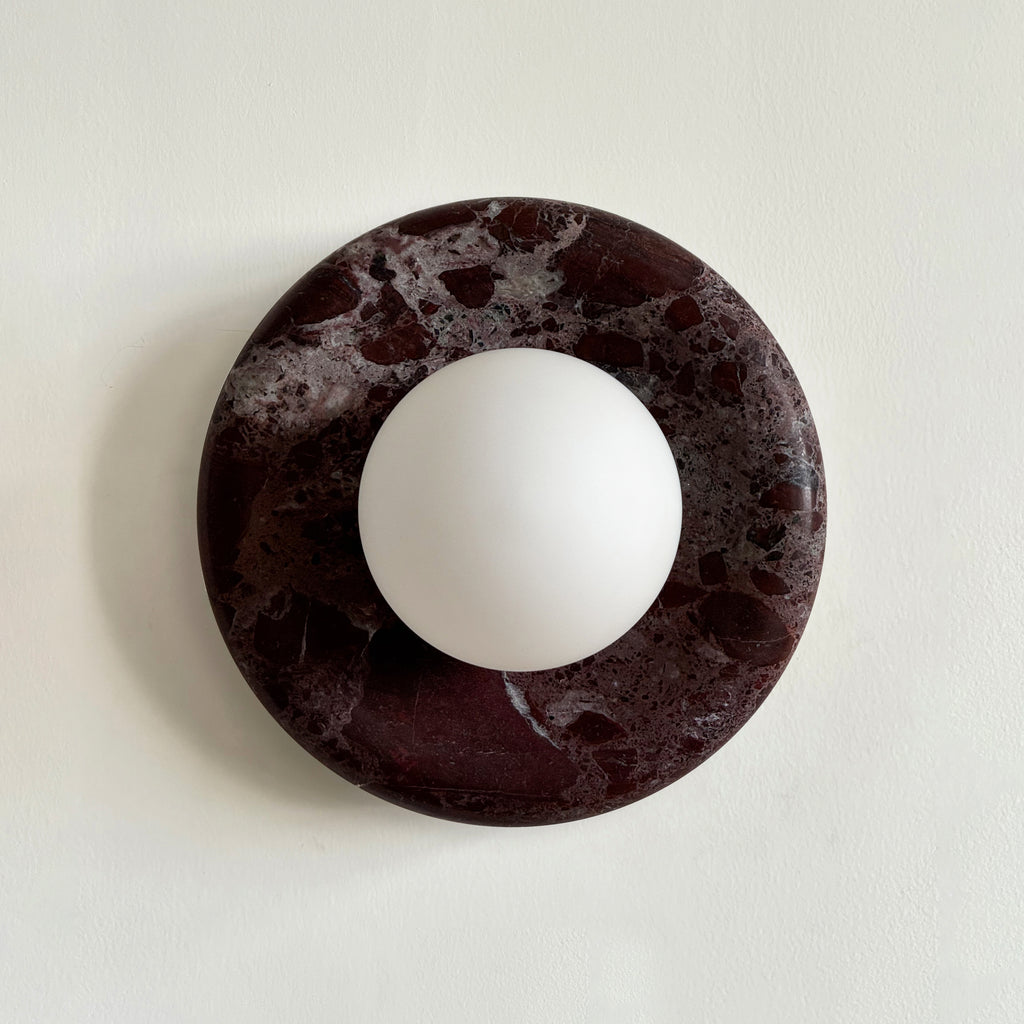 Marlowe Sconce - Rosso Levanto
