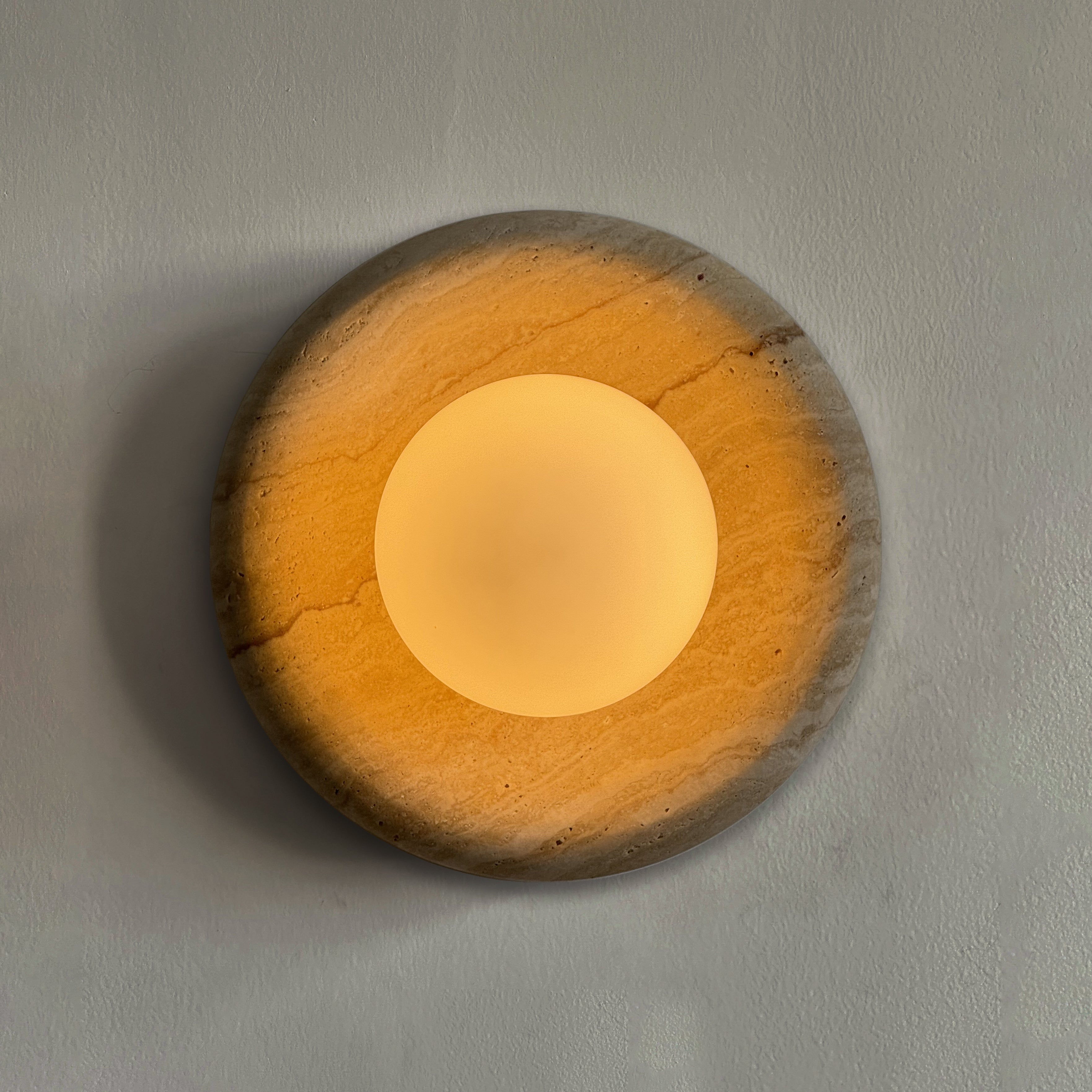 Marlowe Sconce - Travertine