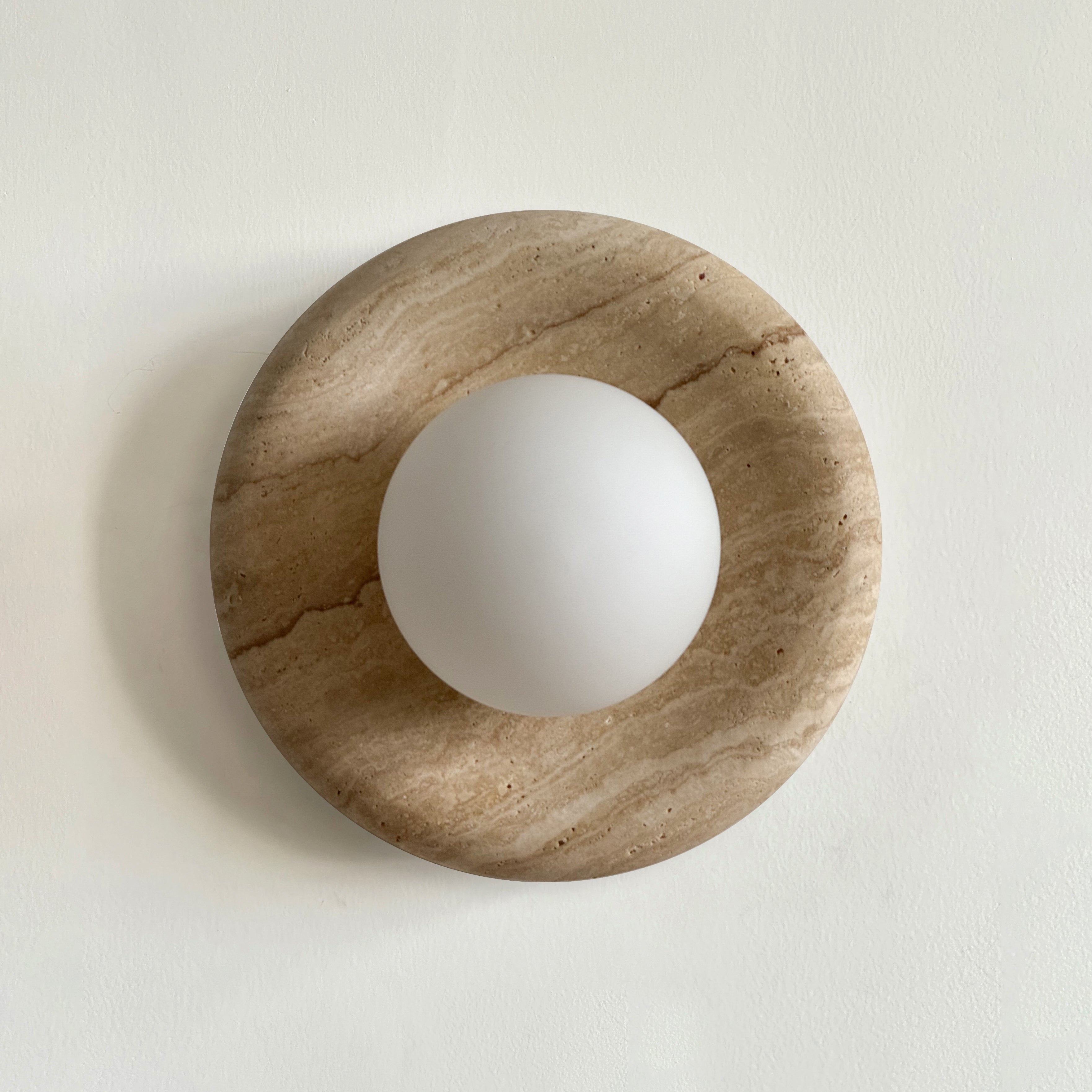 Marlowe Sconce - Travertine