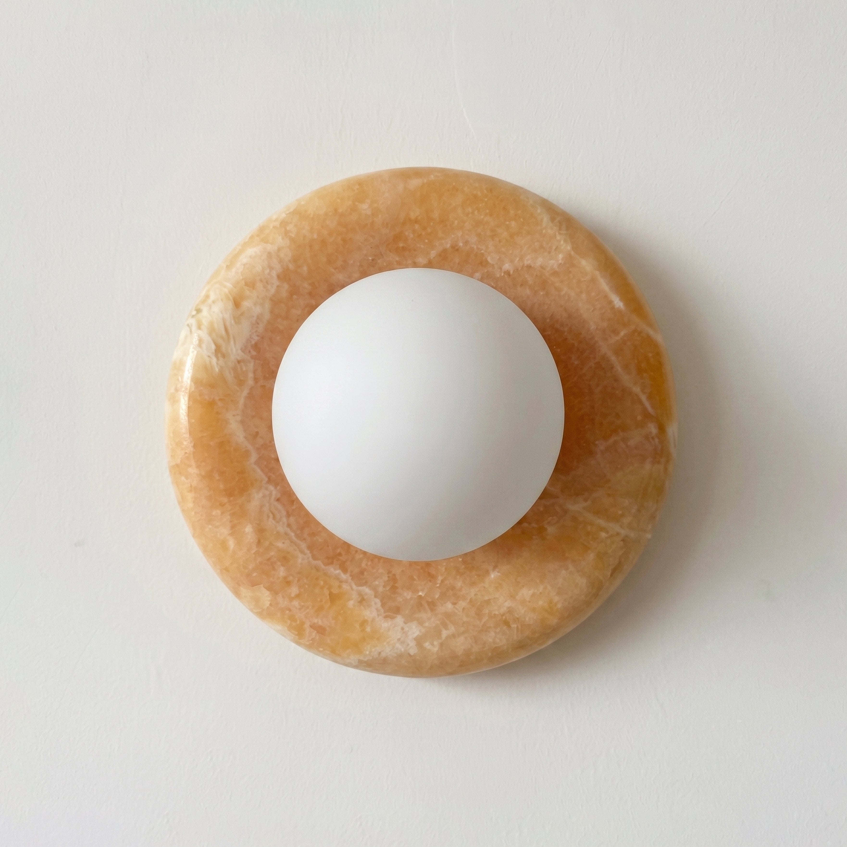 Marlowe Sconce - Yellow Onyx