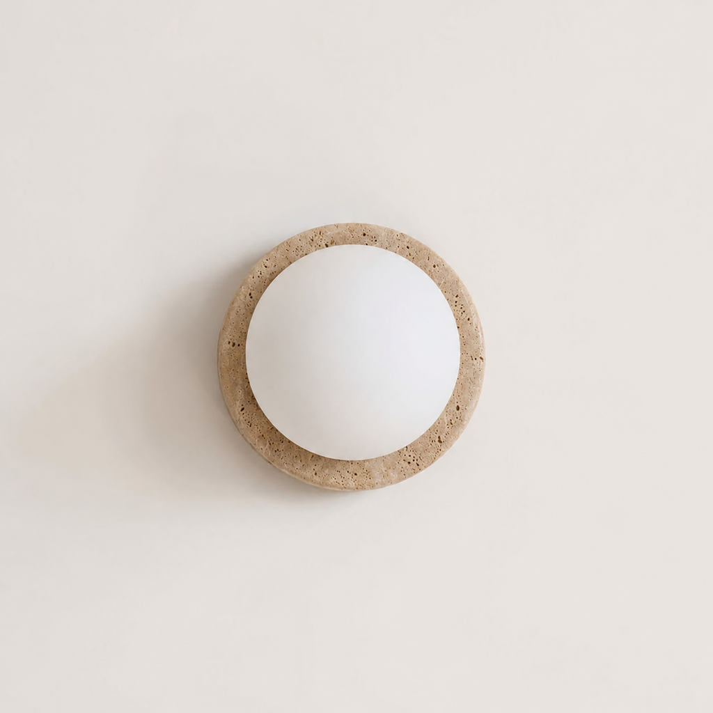 Marlowe Sconce - Travertine