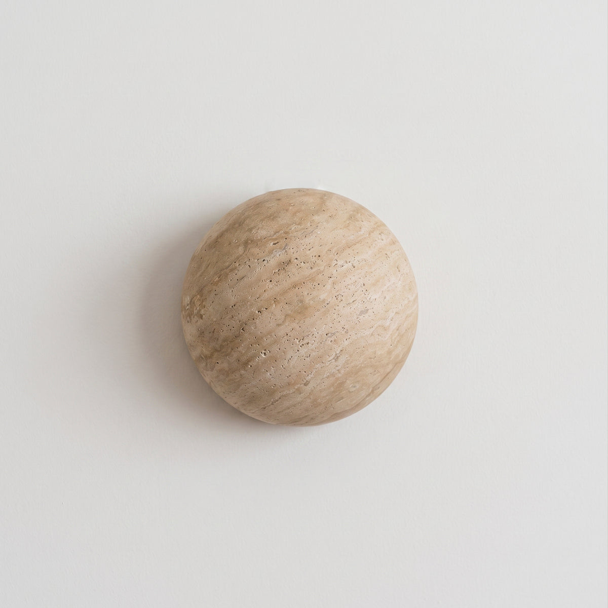 Halo Sconce – Travertine