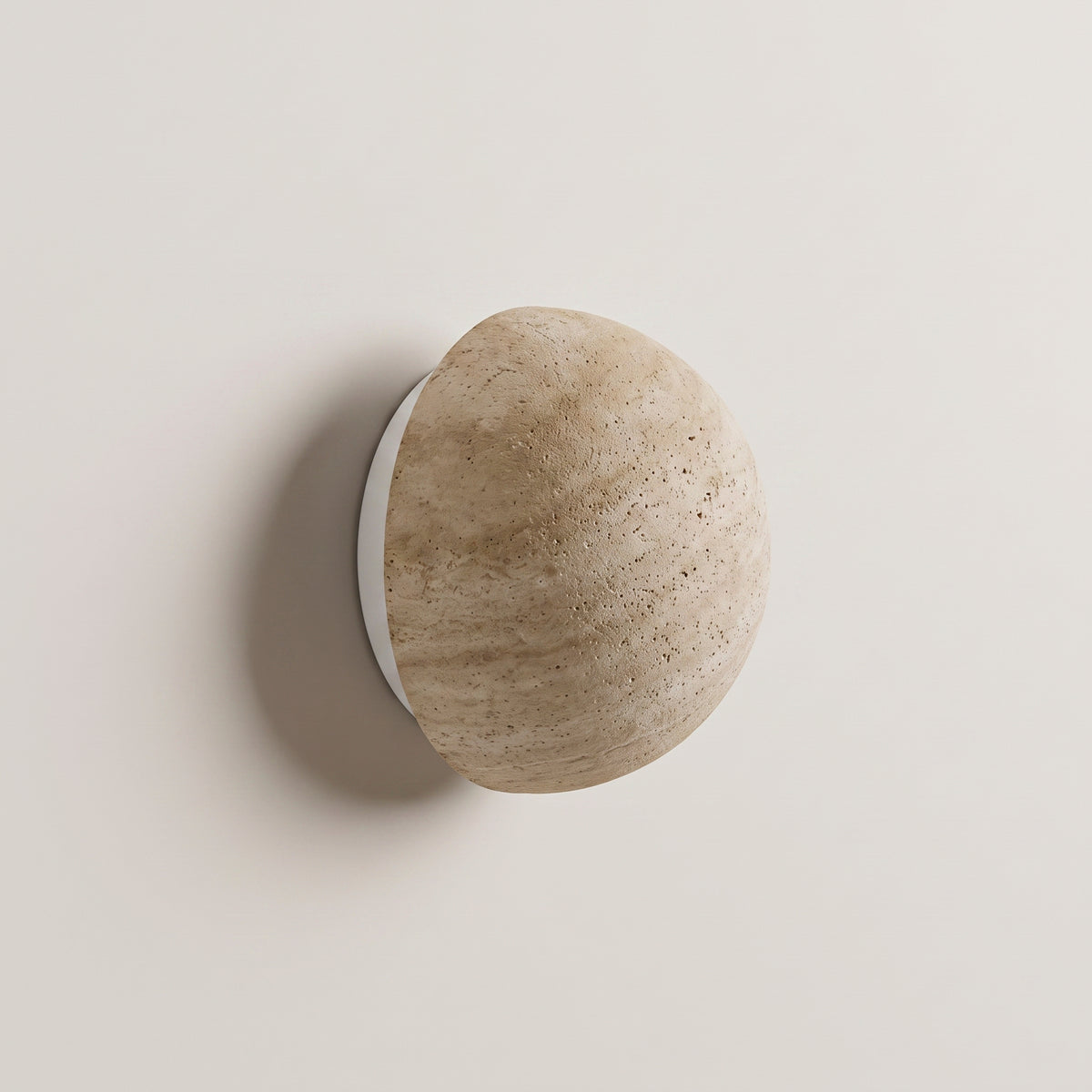 Halo Sconce – Travertine