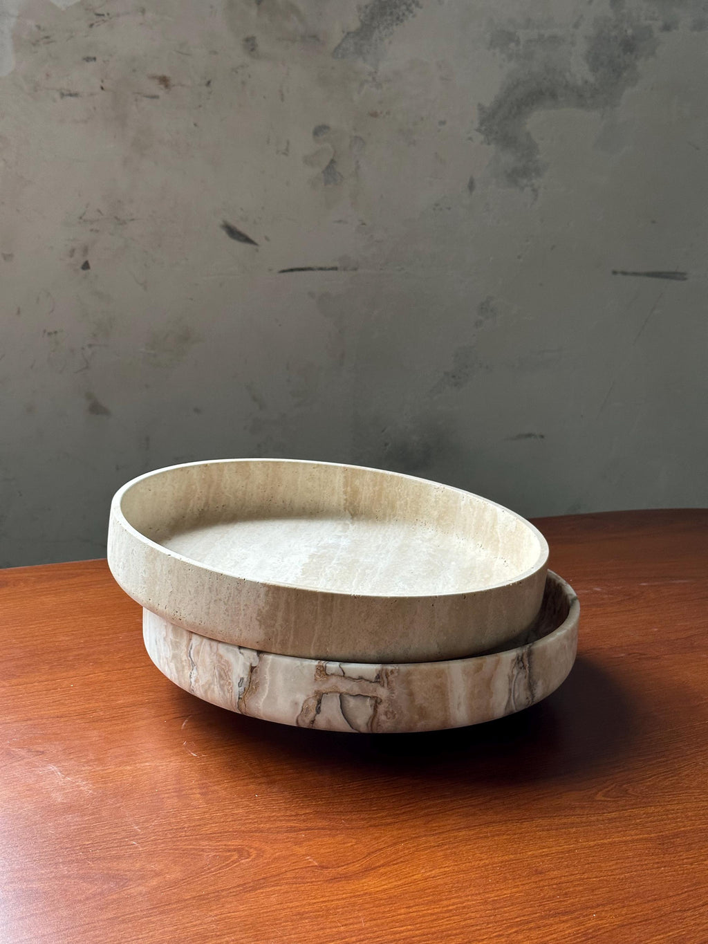 Travertine Serving Plate