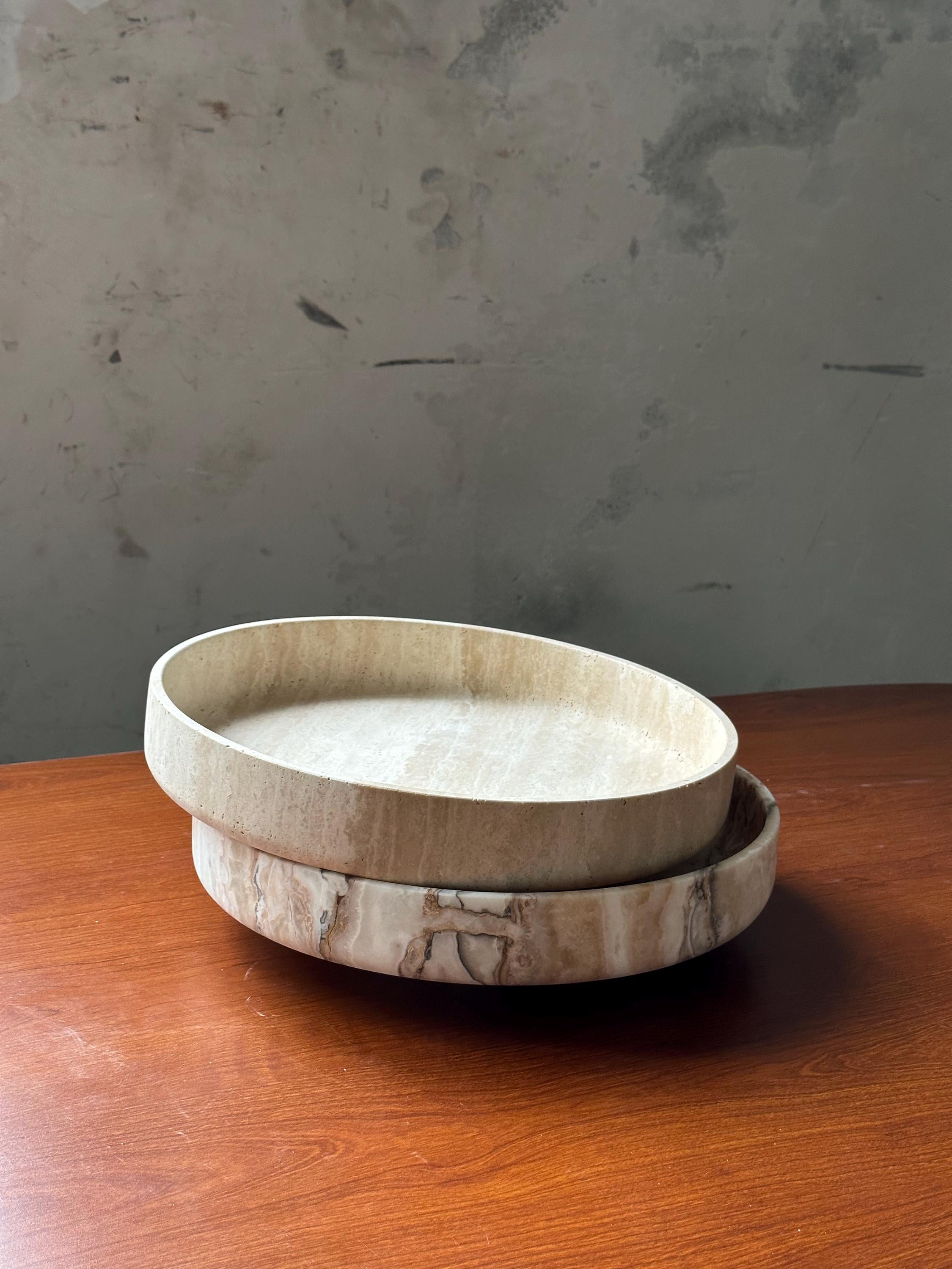Travertine Serving Plate