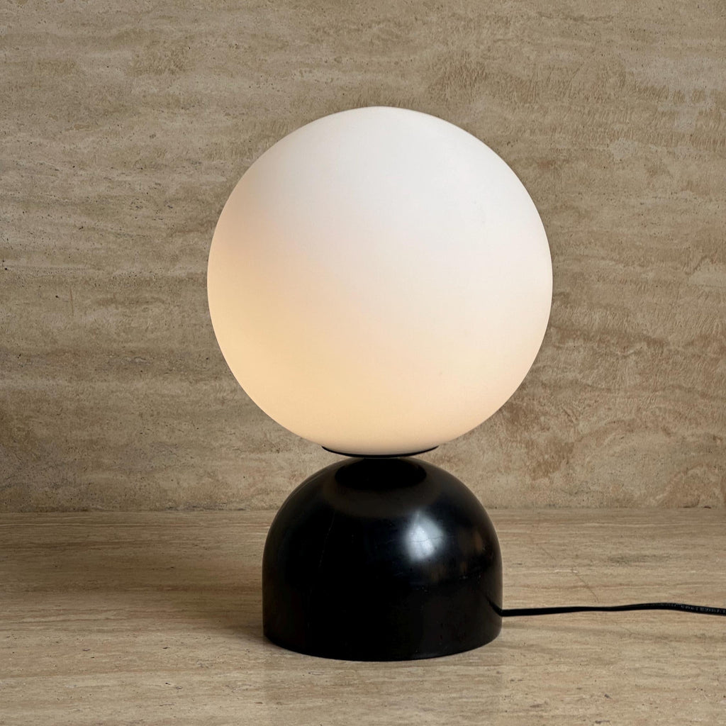 Handmade Calacatta Viola Marble Lamp: Small Chic Table Lamp