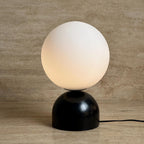 Handmade Calacatta Viola Marble Lamp: Small Chic Table Lamp