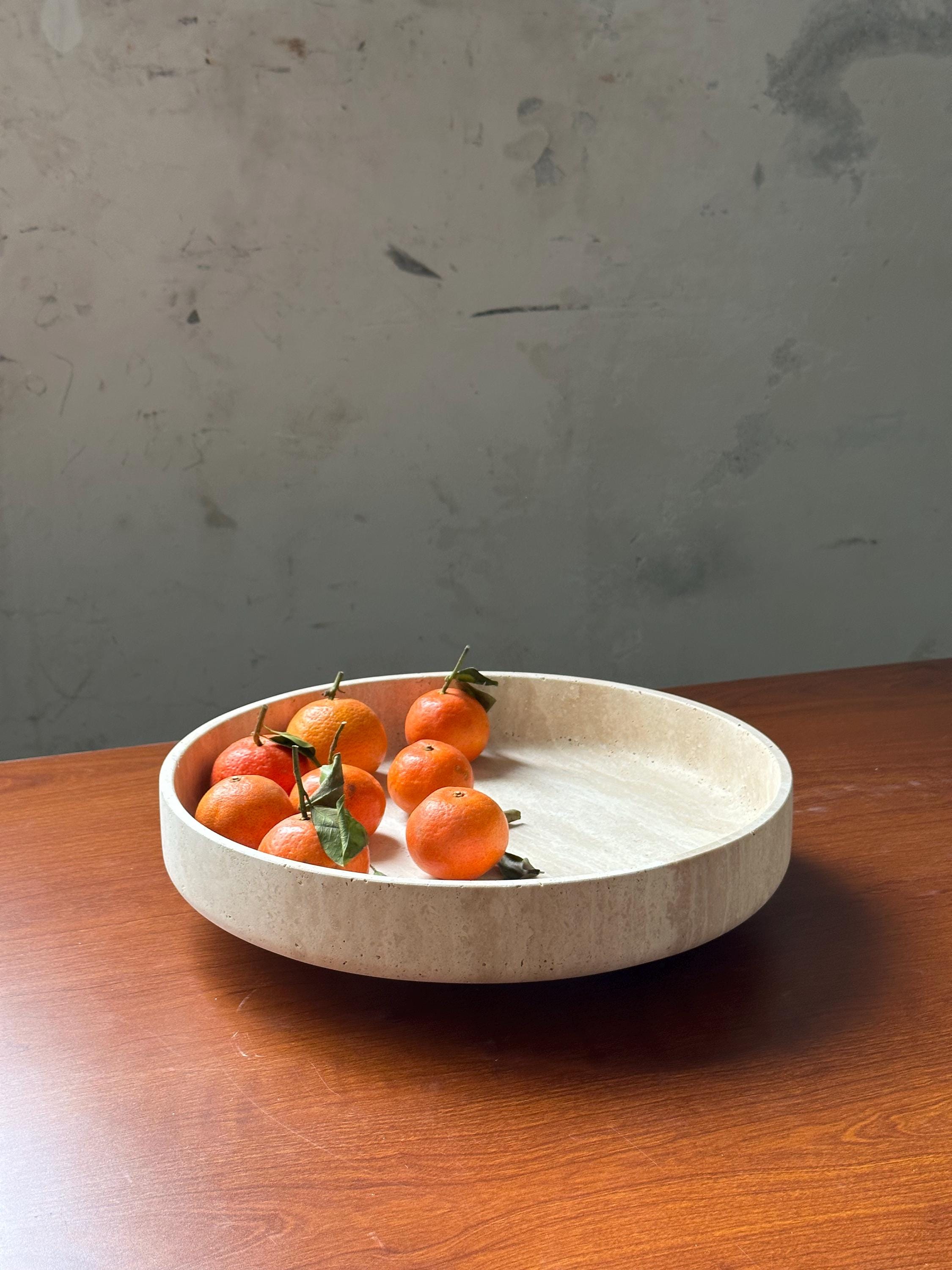 Travertine Serving Plate