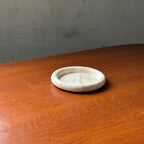 Atoll Round Tray - Natural Travertine