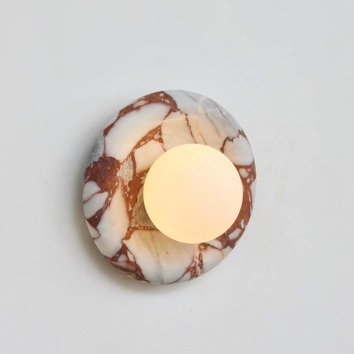 Marlowe Sconce - Calacatta Viola Rosso