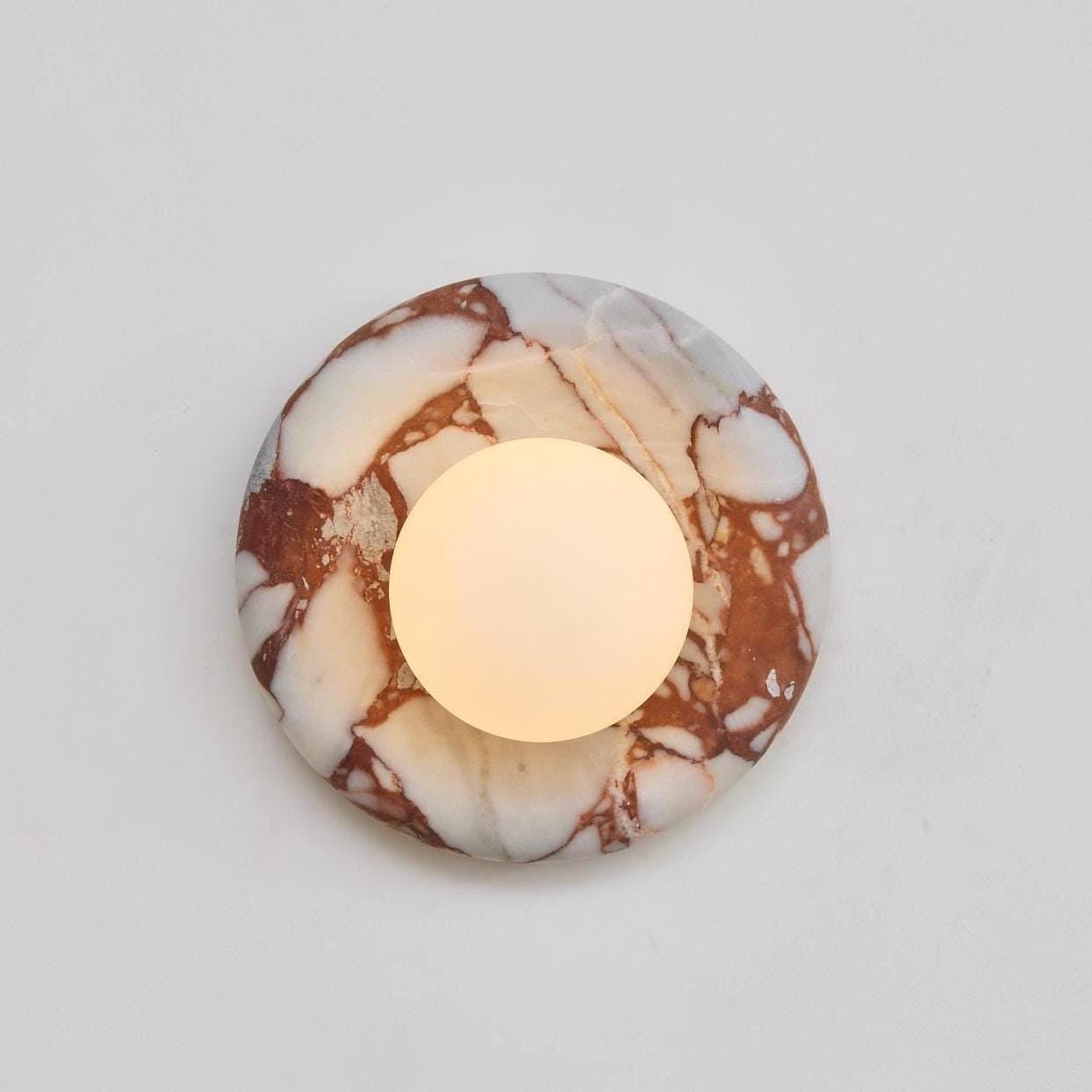 Marlowe Sconce - Calacatta Viola Rosso