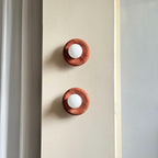 Marlowe Sconce - Travertine Rosso