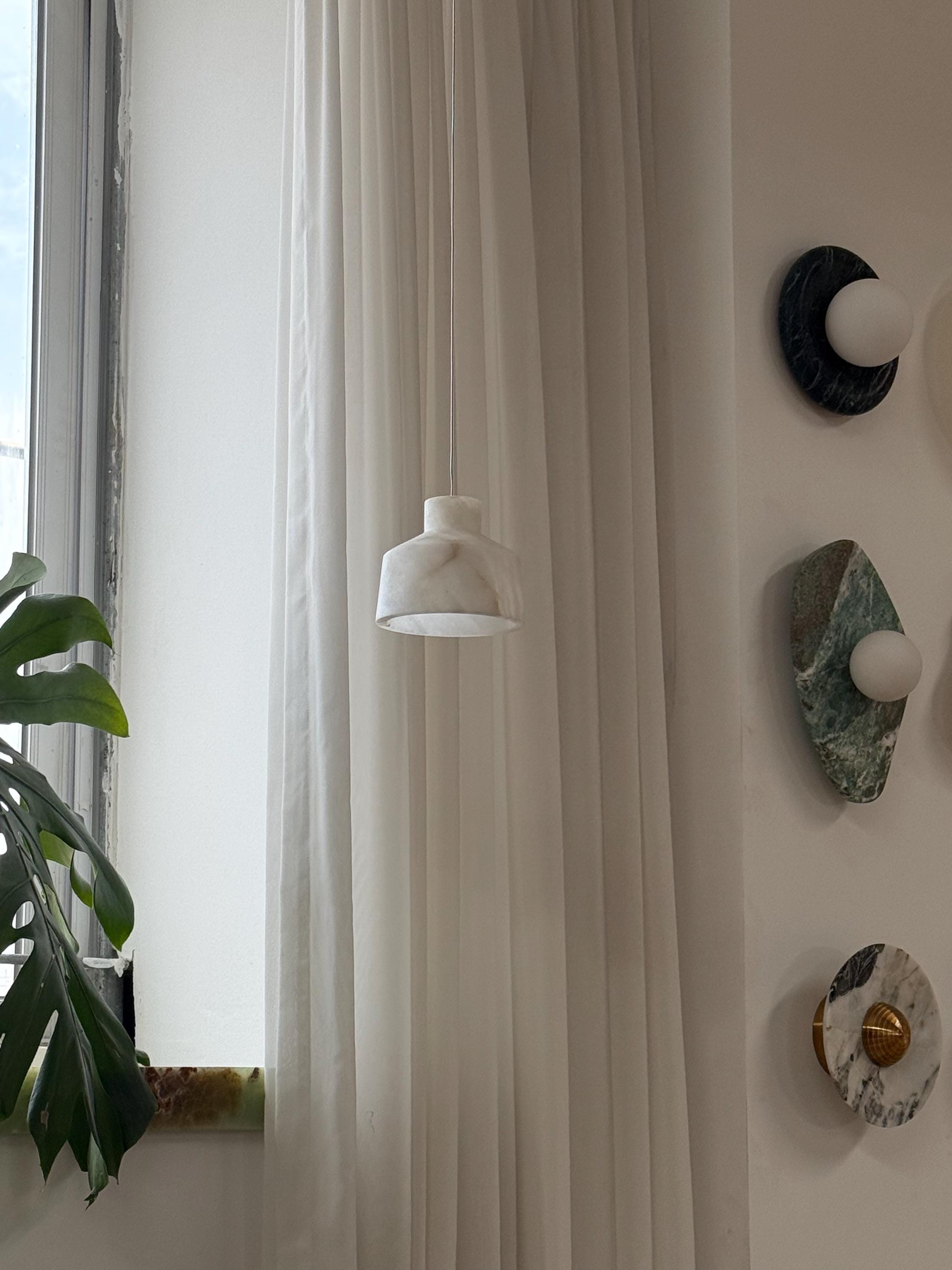 Autumn Glow Pendant - Alabaster