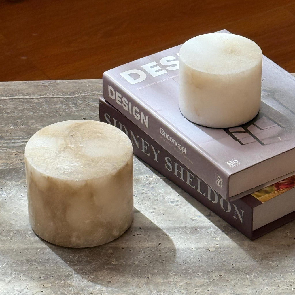 Portable Alabaster Lamp - Cordless Natural Glow