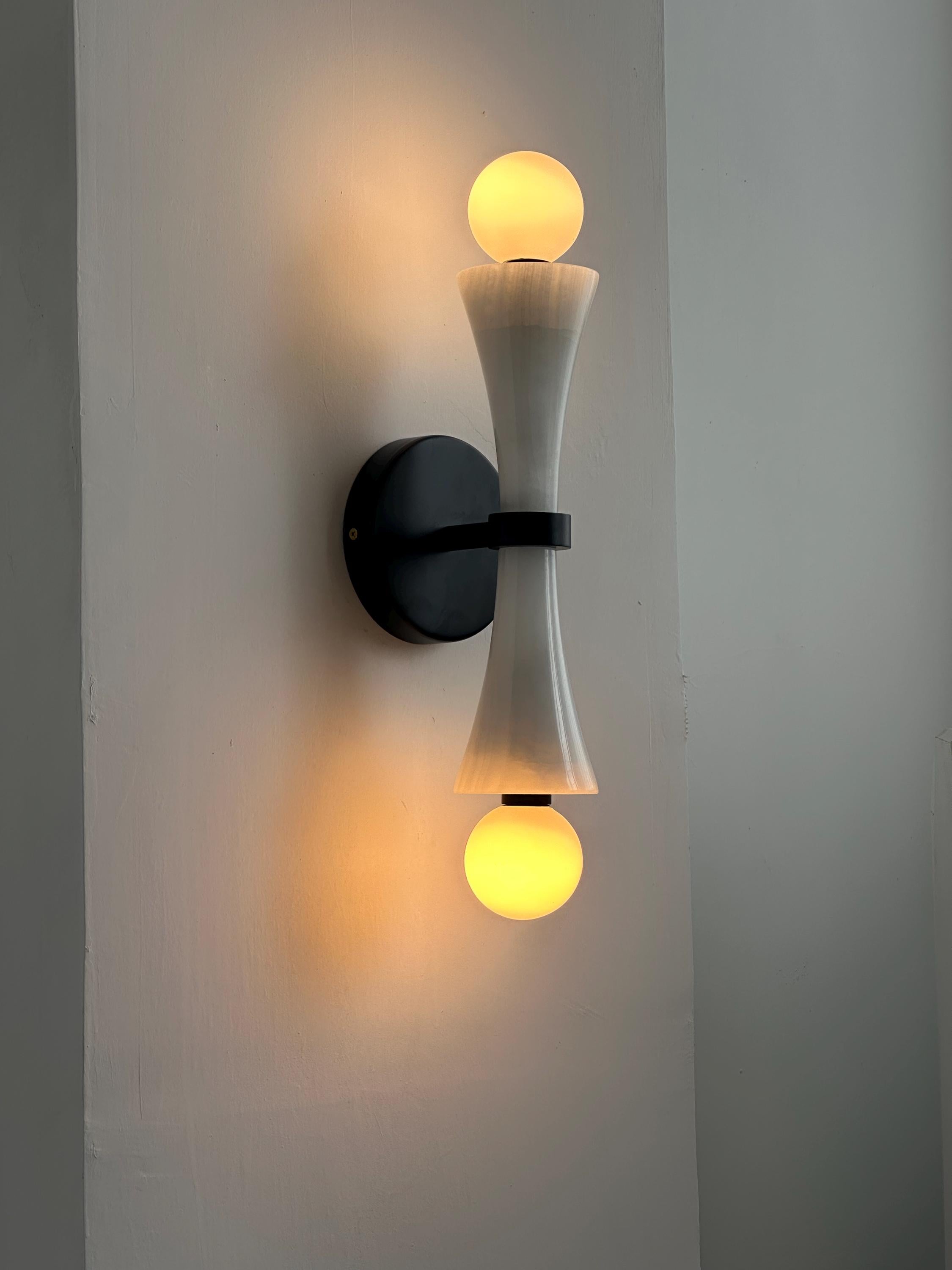 Calyx Sconce - Travertine