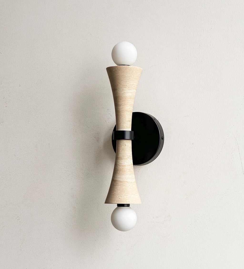 Calyx Sconce - Travertine
