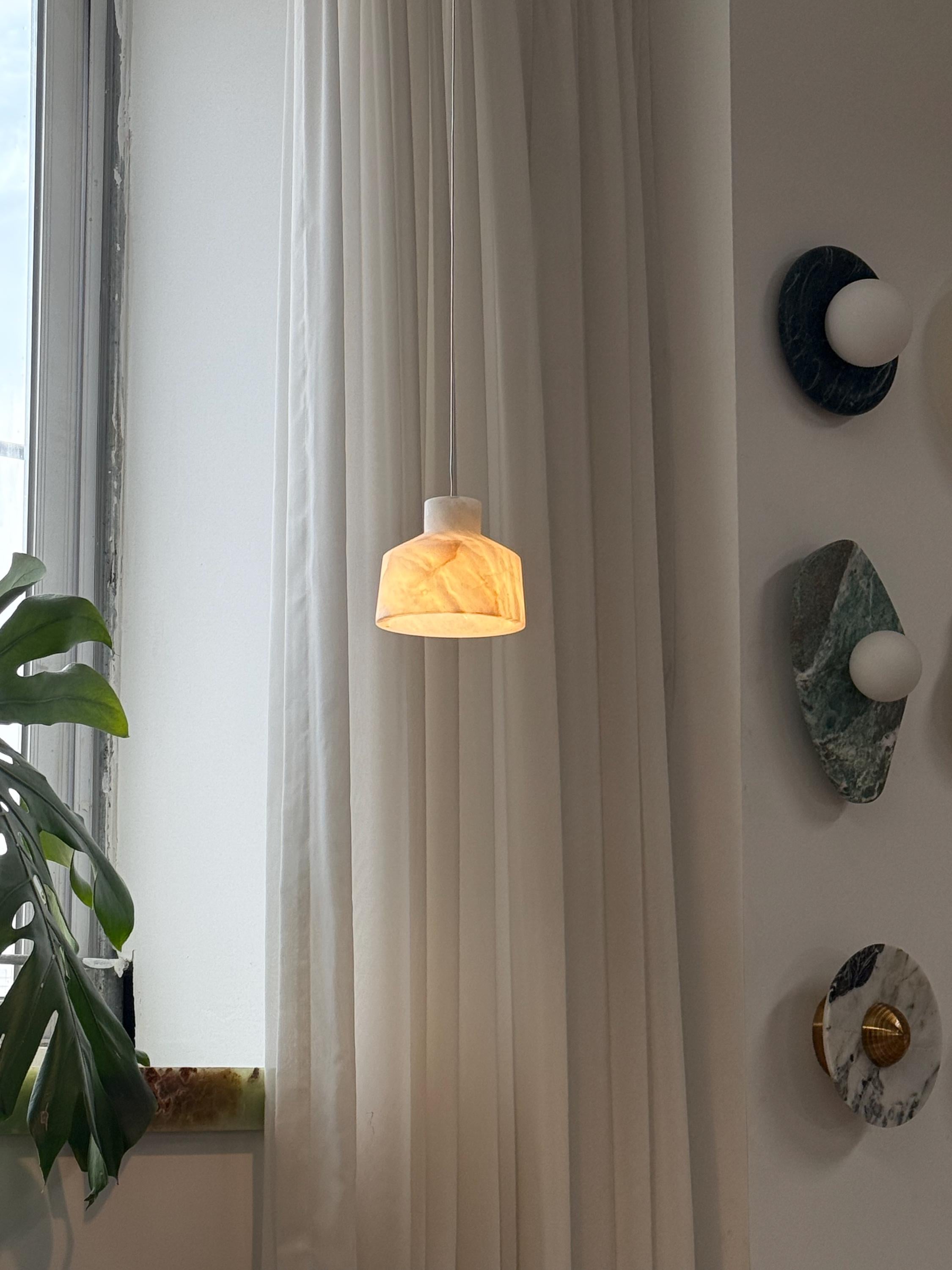 Autumn Glow Pendant - Alabaster