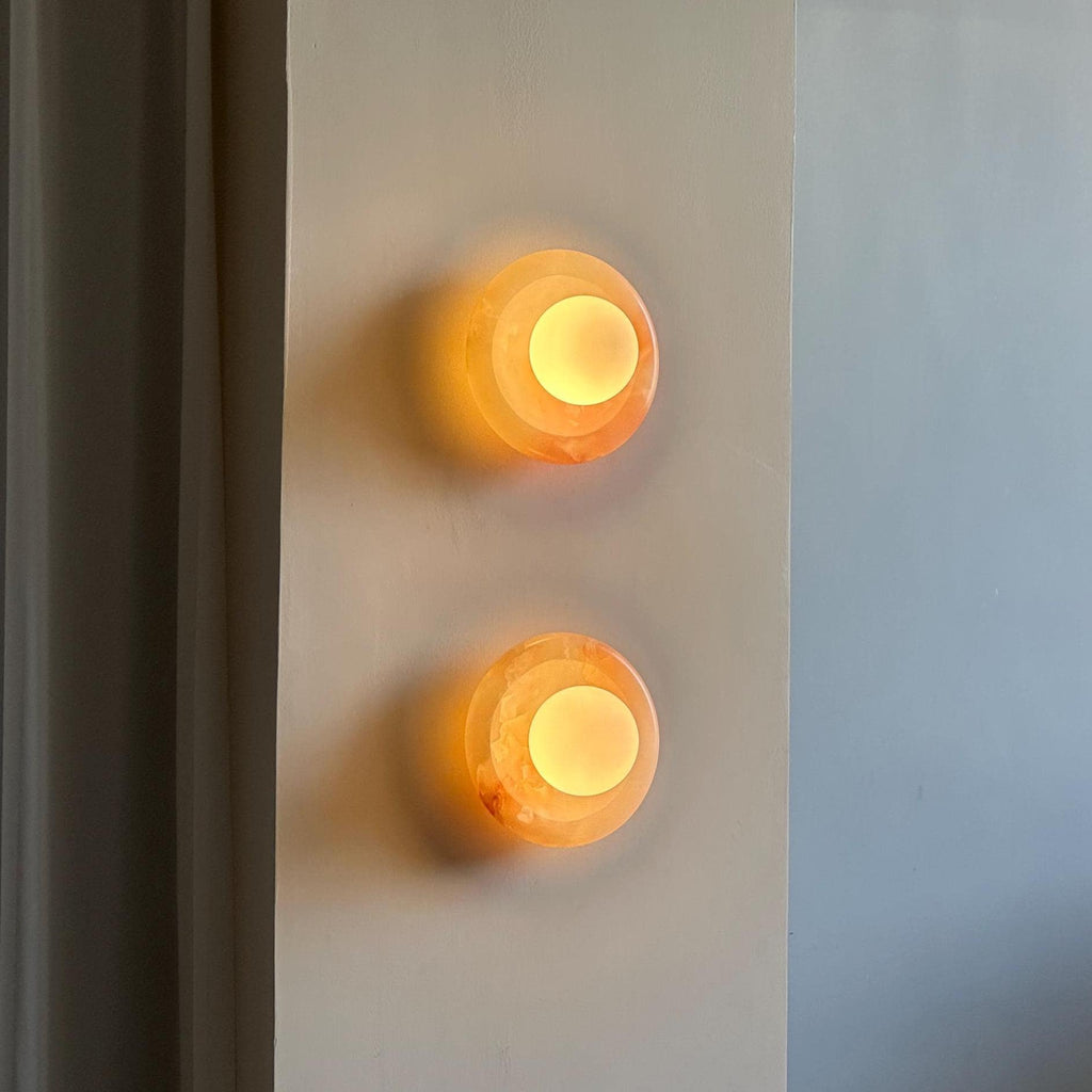Marlowe Sconce - Pink Onyx