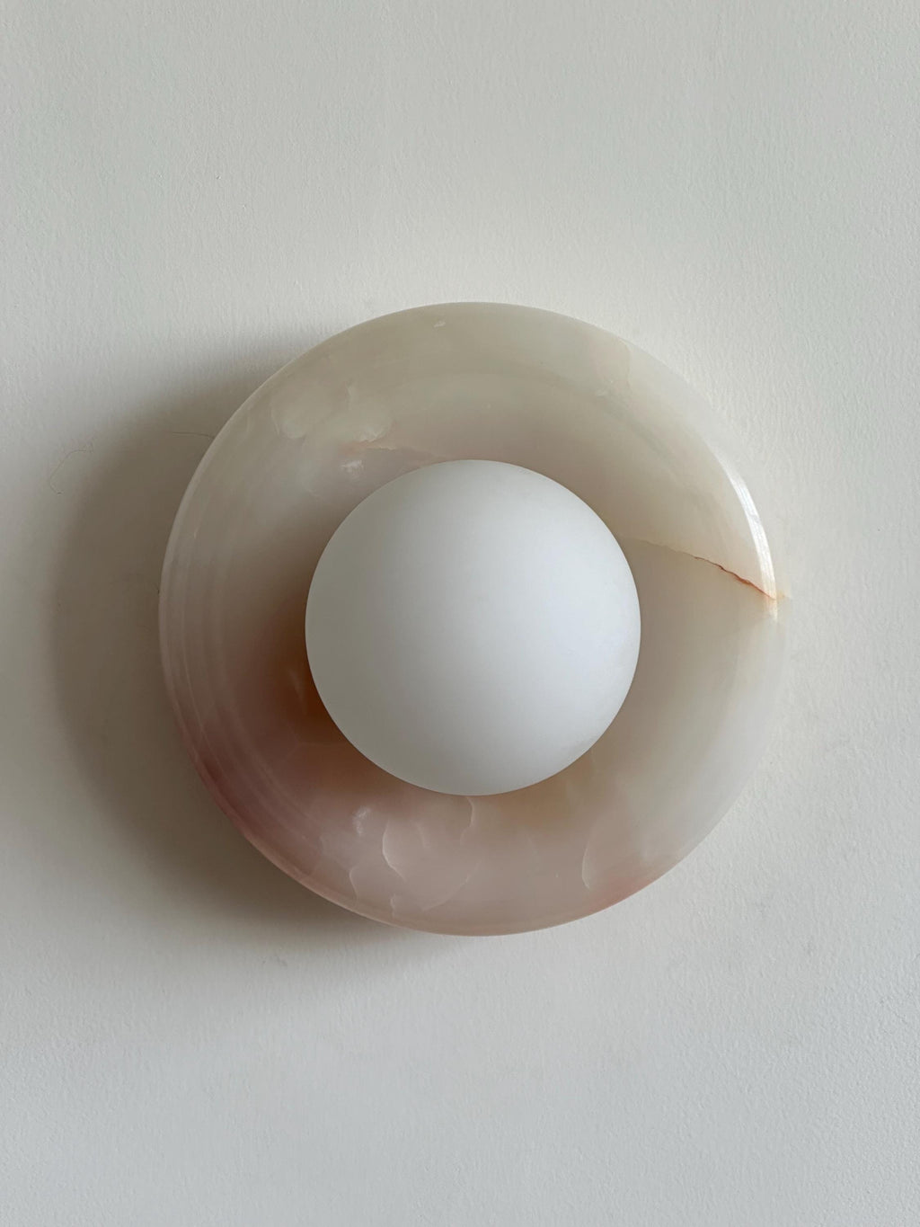 Marlowe Sconce - Pink Onyx