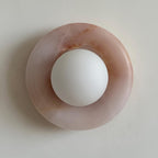 Marlowe Sconce - Pink Onyx