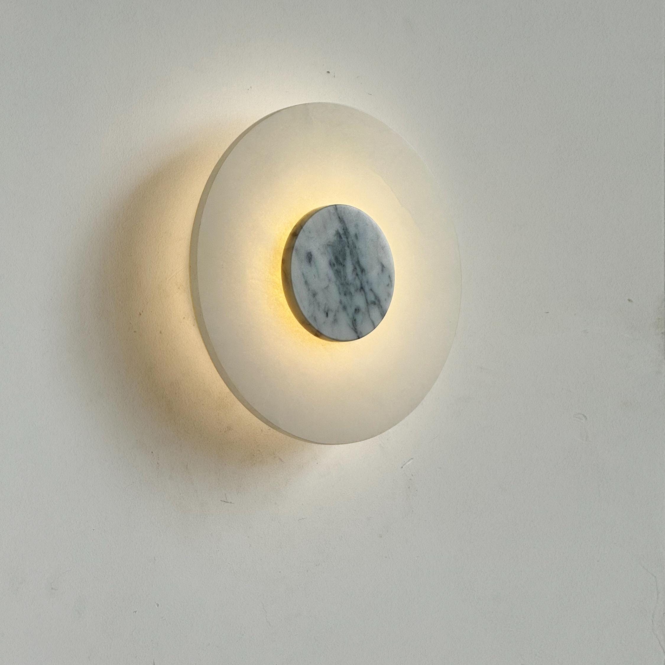 Luminous Alabaster - Lilac Medallion