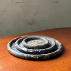 Atoll Round Tray – Nero Portoro