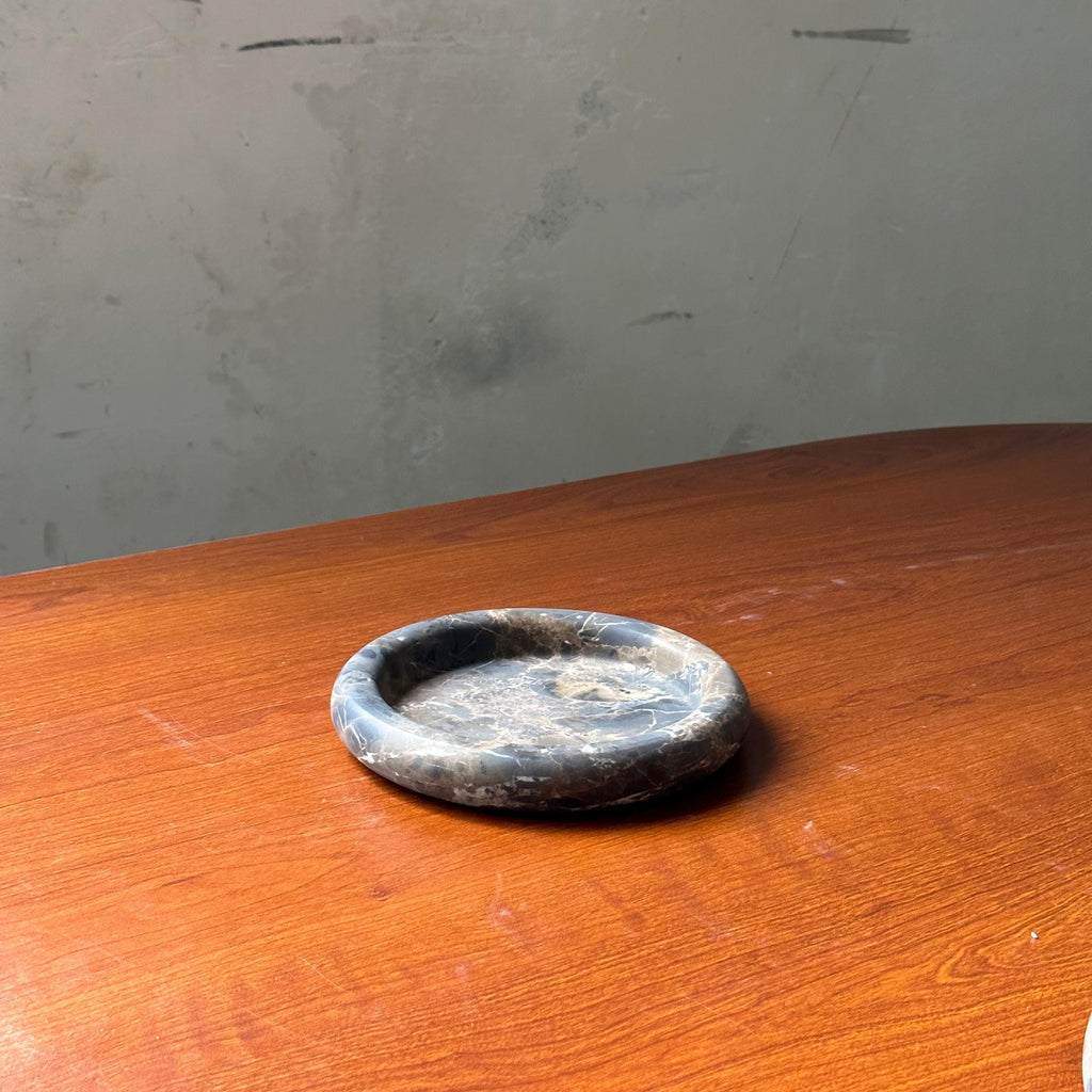 Atoll Round Tray – Nero Portoro
