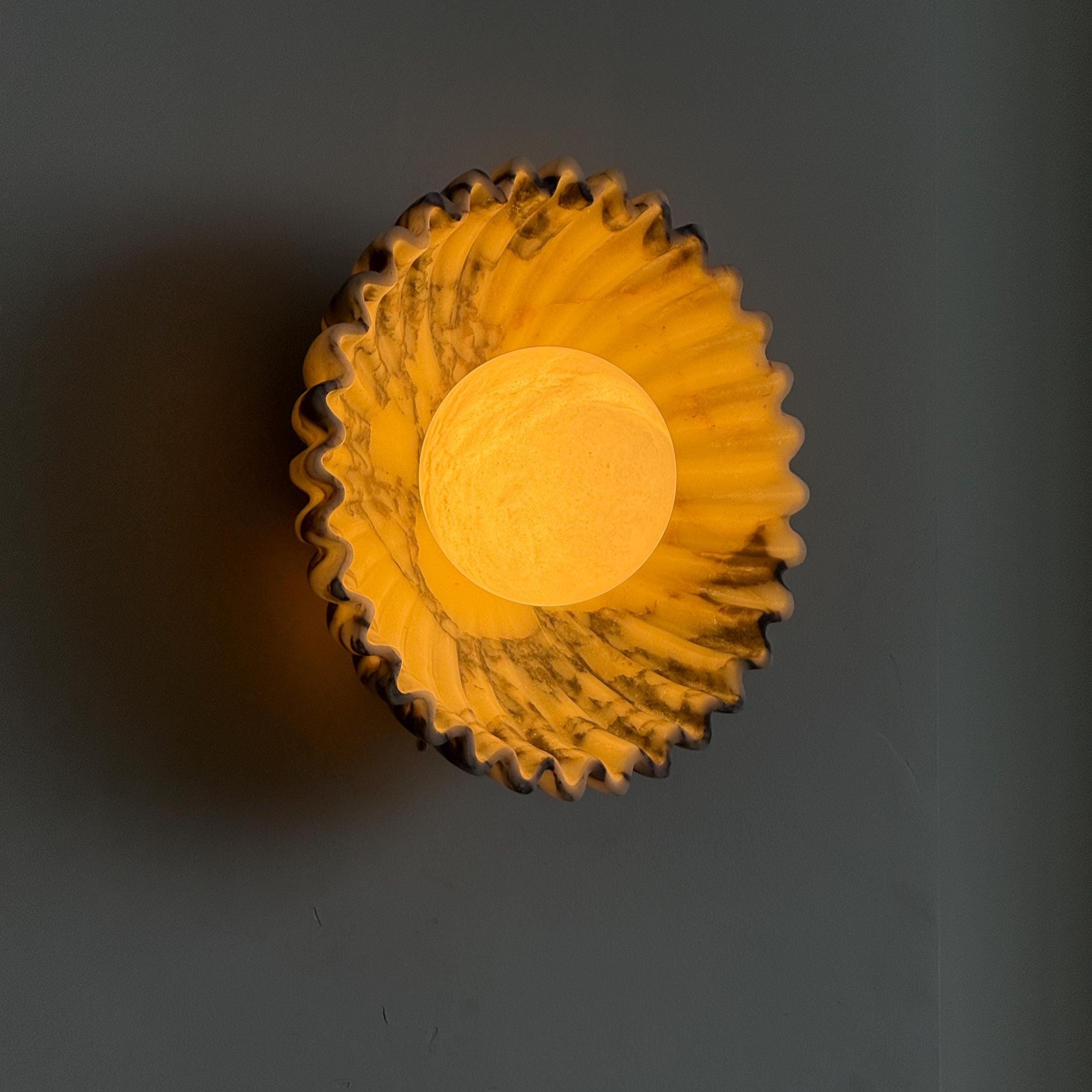 Echinus Sconce - Calacatta Viola