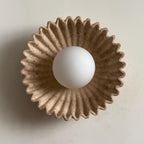 Echinus Sconce - Travertine