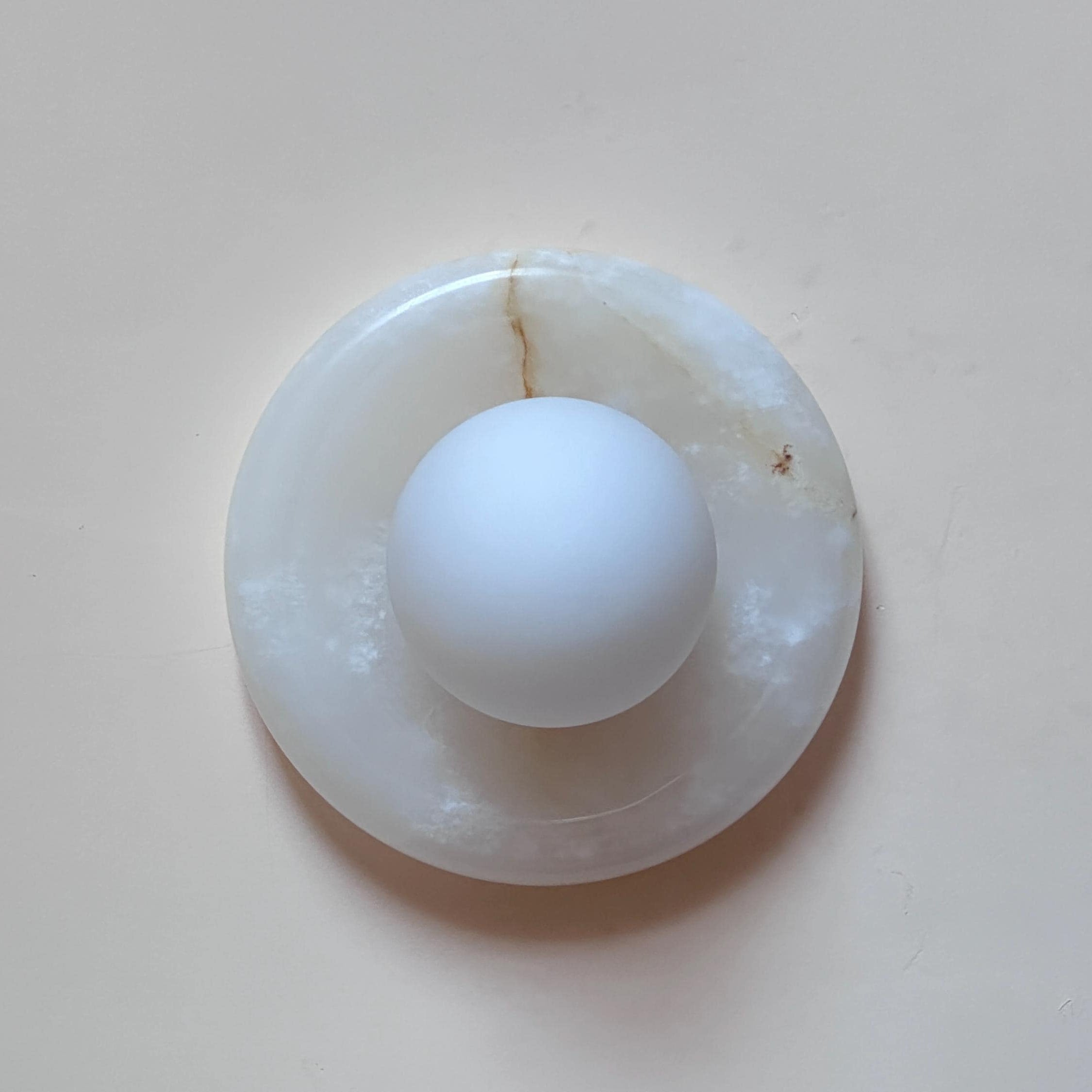 Marlowe Sconce - Milky Onyx