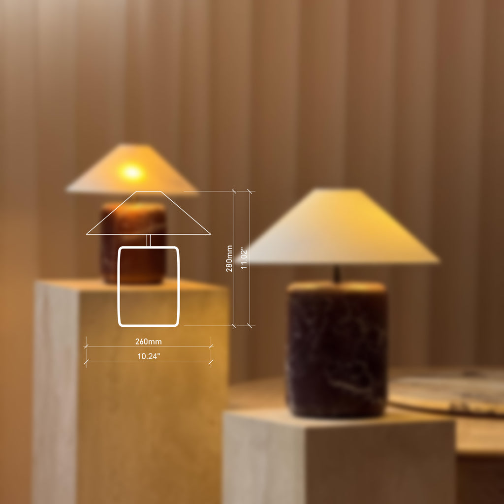 Wabi-sabi - Rosso Levanto Table Lamp