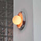 Marlowe Sconce - Calacatta Viola Rosso