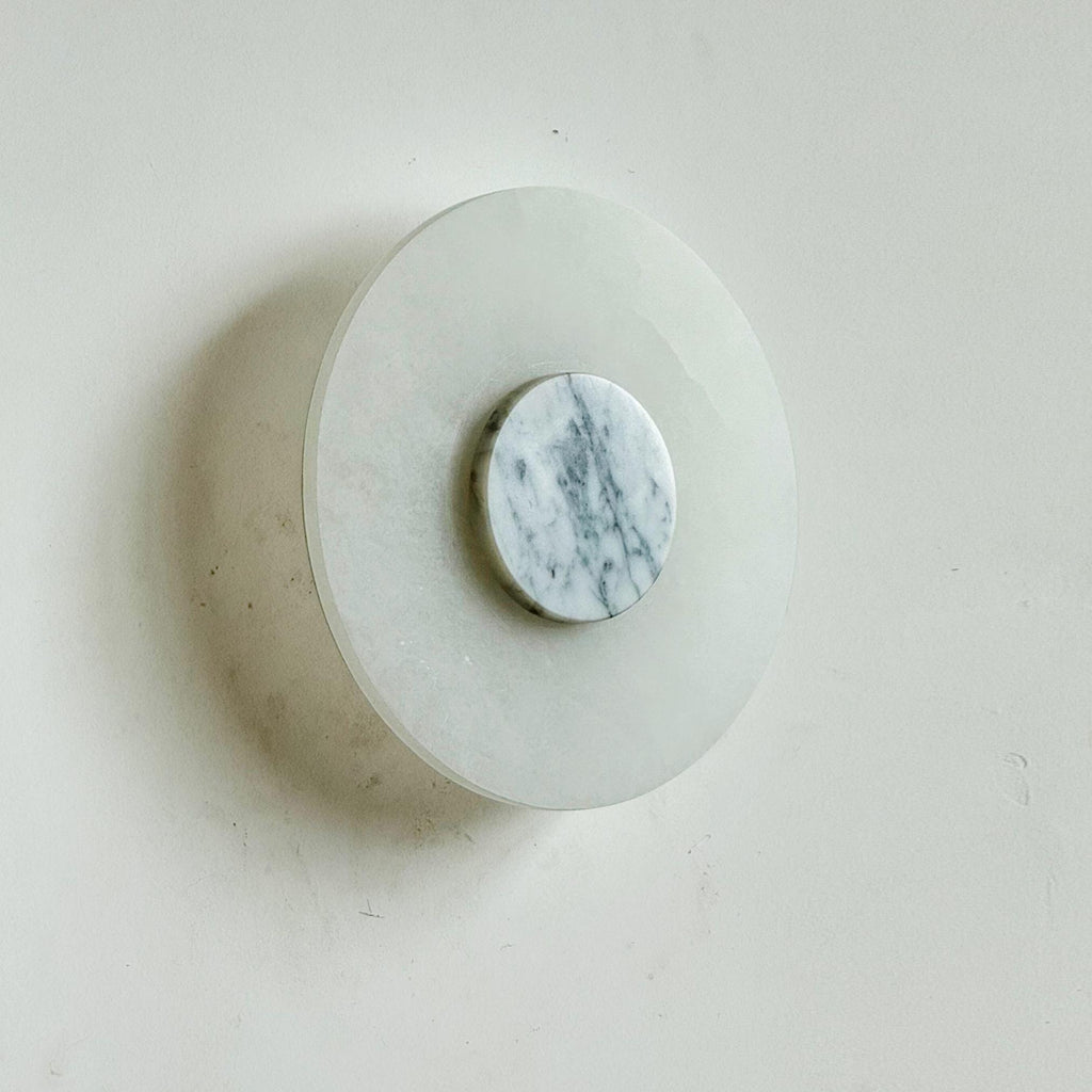 Luminous Alabaster - Lilac Medallion