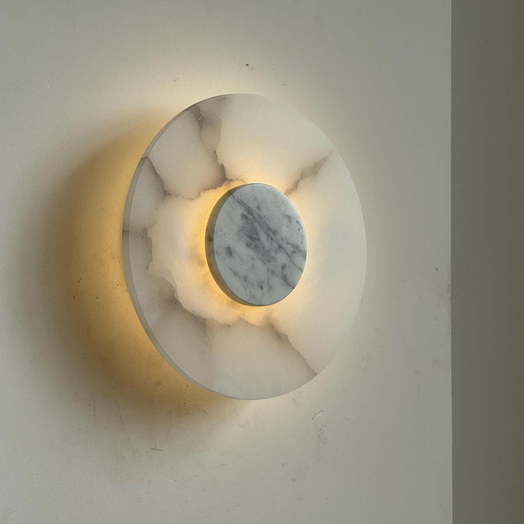 Luminous Alabaster - Lilac Medallion