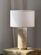 Colonna Table Lamp - Travertine