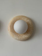 Marlowe Sconce - Yellow Onyx