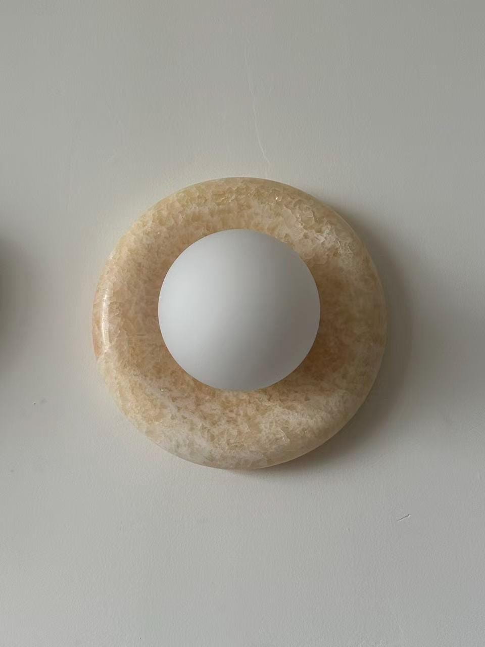 Marlowe Sconce - Yellow Onyx