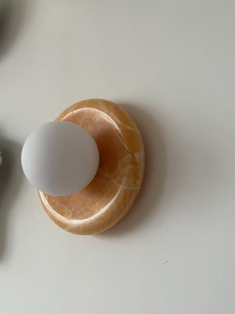 Marlowe Sconce - Yellow Onyx