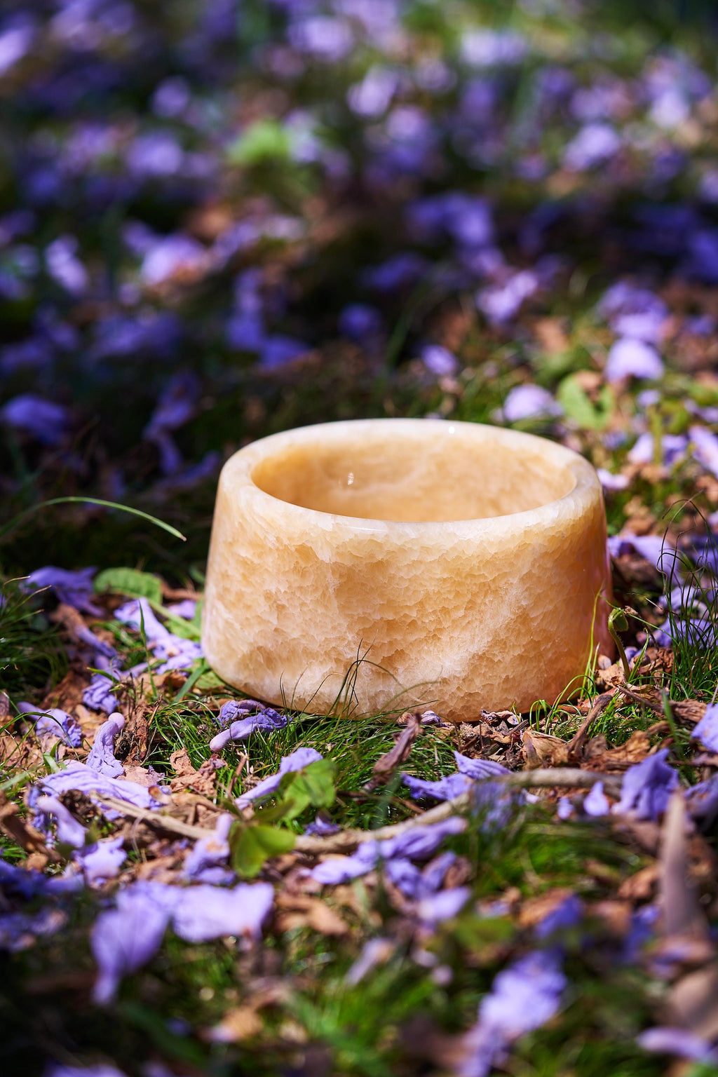Luxury Yellow Onyx Pet Bowl