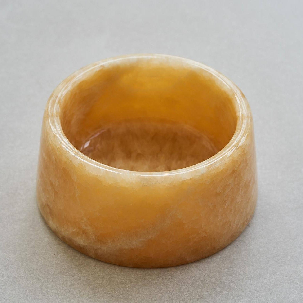 Luxury Yellow Onyx Pet Bowl