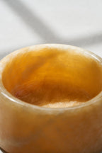 Luxury Yellow Onyx Pet Bowl