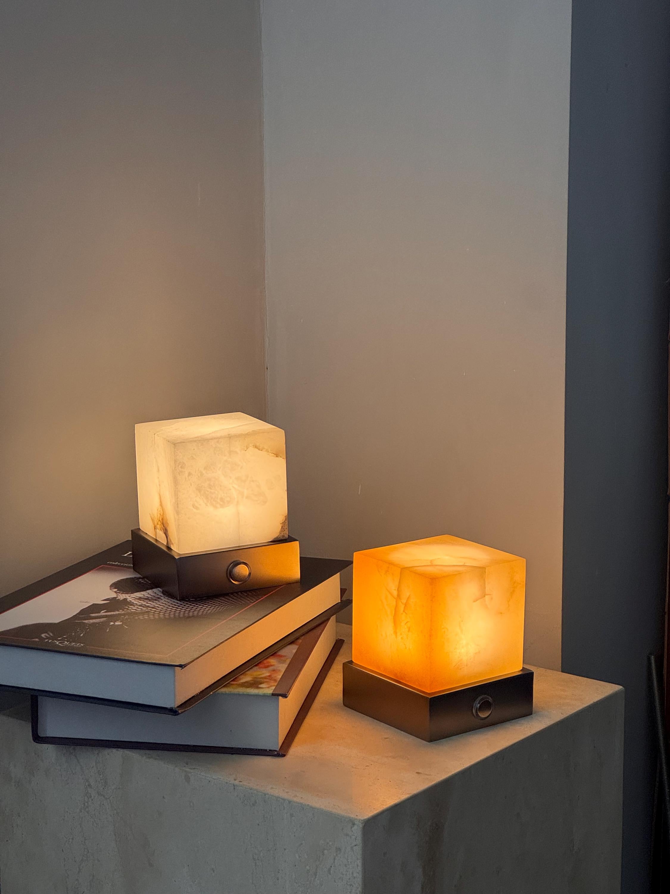 Lumen Cube — Alabaster Edition